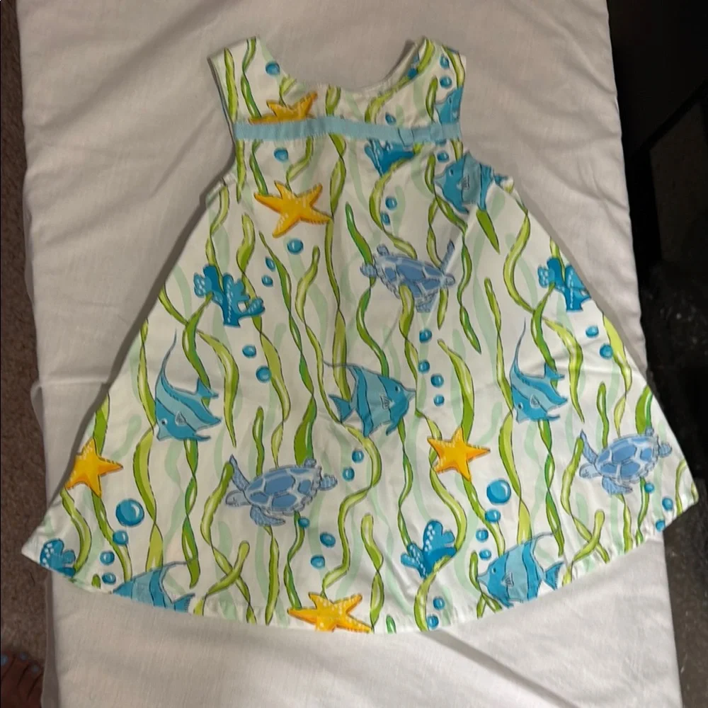 Gymboree Sea Life Dress and Diaper Cover Set - Blue, Green, Yellow